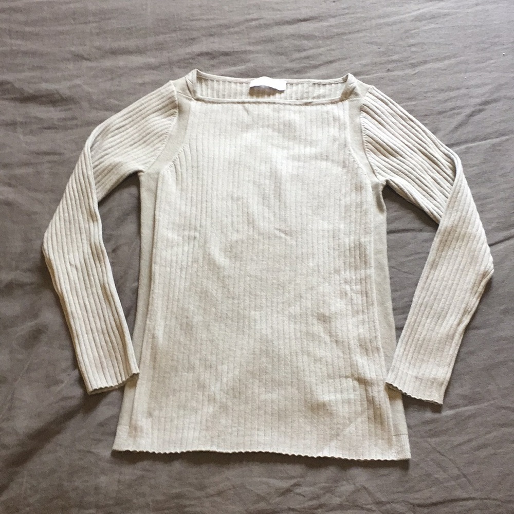 Everlane Luxe Wool Ribbed Boatneck